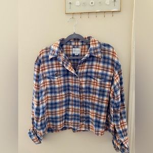 American Eagle semi-cropped Flannel